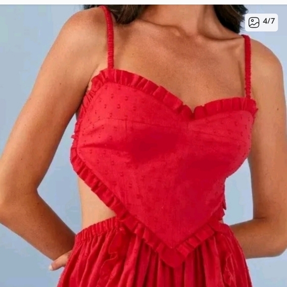 Farm Rio Hearts Maxidress - Picture 4 of 5